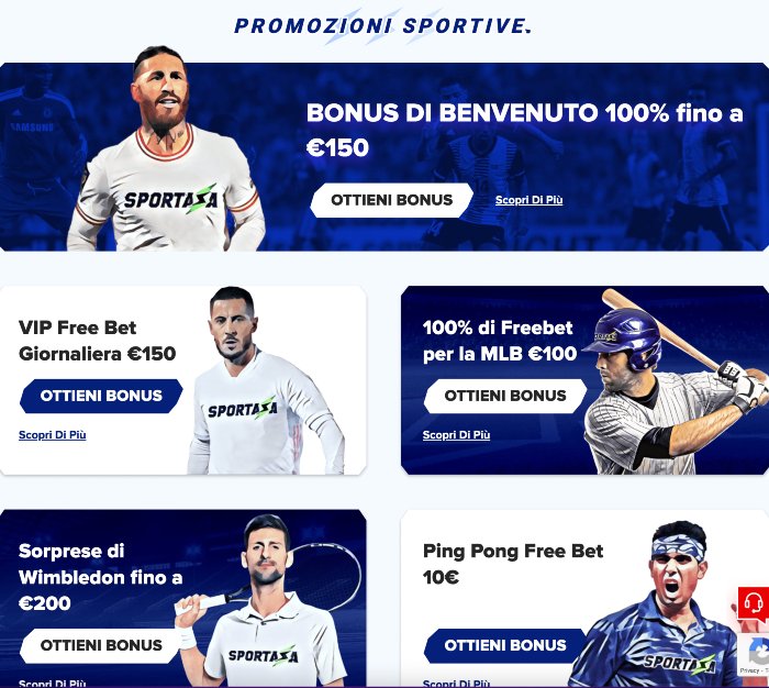 Bonus e promozioni Sportaza